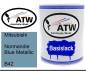 Preview: Mitsubishi, Normandie Blue Metallic, B42: 1L Lackdose, von ATW Autoteile West.